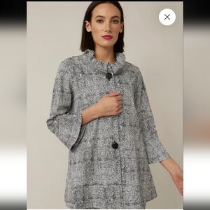 Joseph Ribkoff T Monochrome Jacket 221280 272 Women Size 14 Black White Colors